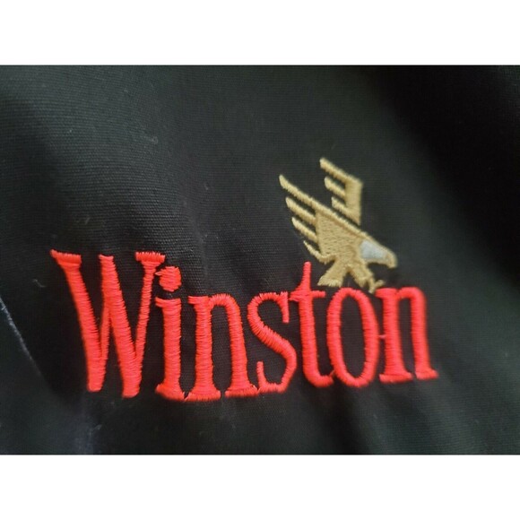 VTG Winston Bomber Jacket Men's Large L Zip Up Varsity Swingster Tag Made in USA - Picture 3 of 9